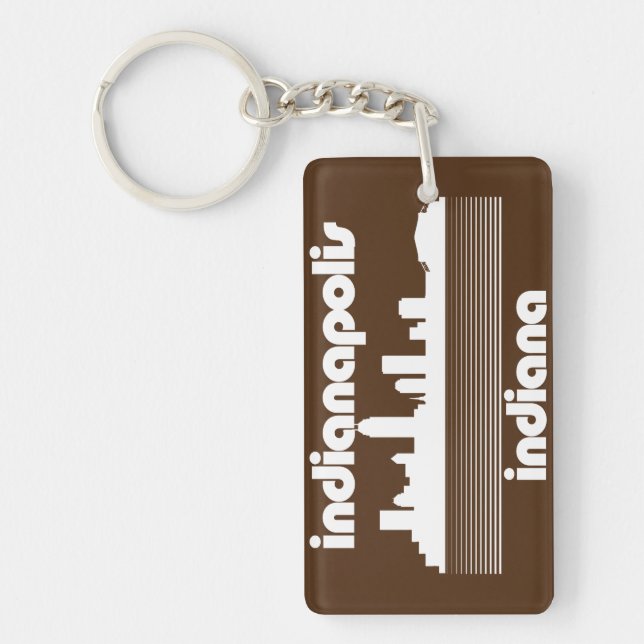 Indianapolis Indiana Key Ring (Front)