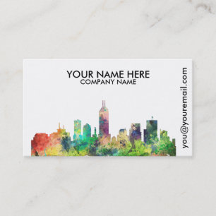 INDIANAPOLIS, INDIANA SKYLINE SP - BUSINESS CARD