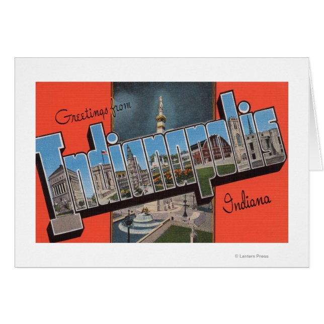 Indianapolis, Indiana (Town Plaza) (Front Horizontal)