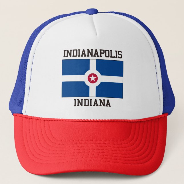 Indianapolis Indiana Trucker Hat (Front)