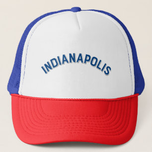 Indianapolis, Indiana Vintage Arch Trucker Hat