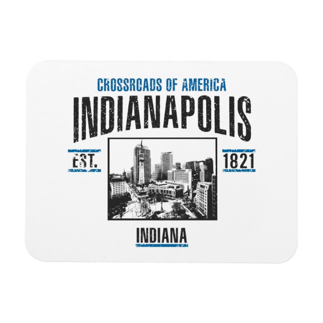 Indianapolis Magnet (Horizontal)