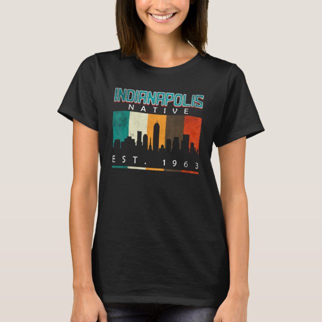 Indianapolis Native Est. 1963 1 T-Shirt (Front)