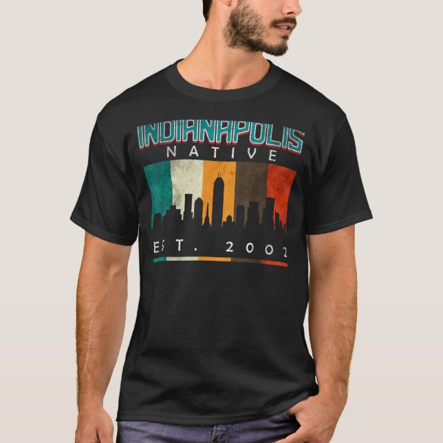 Indianapolis Native Est. 2002 T-Shirt (Front)
