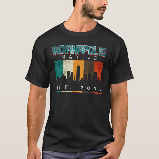 Indianapolis Native Est. 2002 T-Shirt (Front)