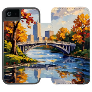 Indianapolis White Bridge Over the White River Incipio Watson™ iPhone 5 Wallet Case