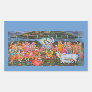 indianGod Rectangular Sticker