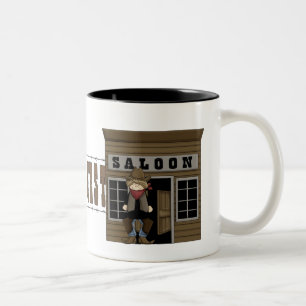 Indians and Cowboy wild west coffee mug