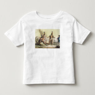 Indians of Patagonia, Chile, greeting a European t Toddler T-Shirt