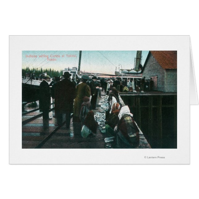 Indians Selling Curios at Yakital, Yukon (Front Horizontal)