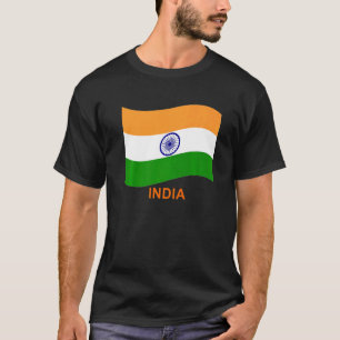 India's Bharat Indian Waving Flag T-Shirt