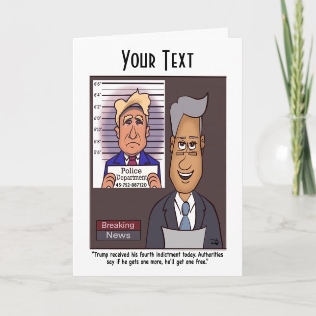 Indictment Greeting Card (Front)