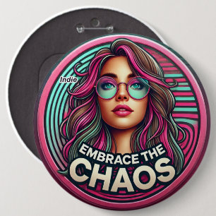 Indie Badge – “Embrace the Chaos”