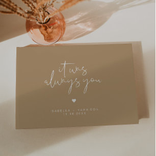 INDIE Bohemian Earth Toned Wedding Guest Book