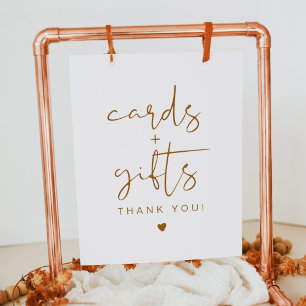 INDIE Boho Burnt Orange Cards & Gifts Sign