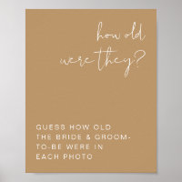 INDIE Boho Earth Toned How Old Were They Sign