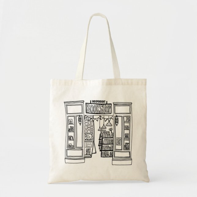 Indie Bookshop Tote Bag (Front)