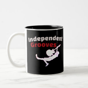Indie Independent Grooves Two-Tone Coffee Mug