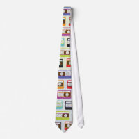 Indie Mixtapes Retro 80s Cassette Tape Pattern
