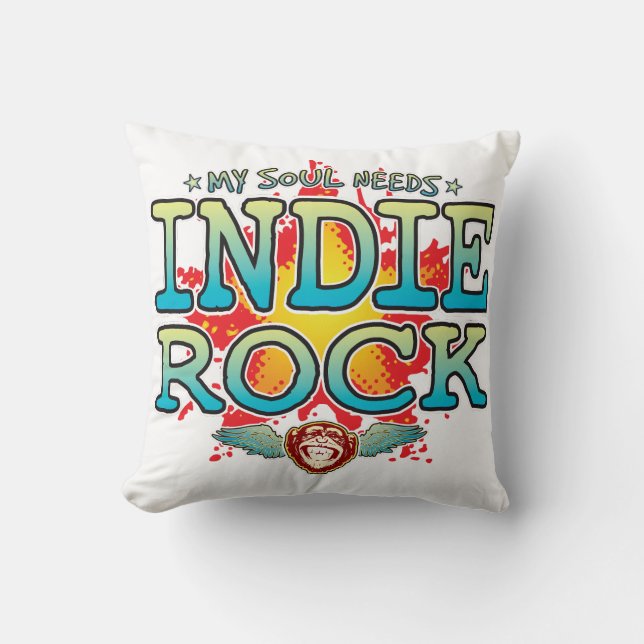 Indie Rock Soul Cushion (Front)