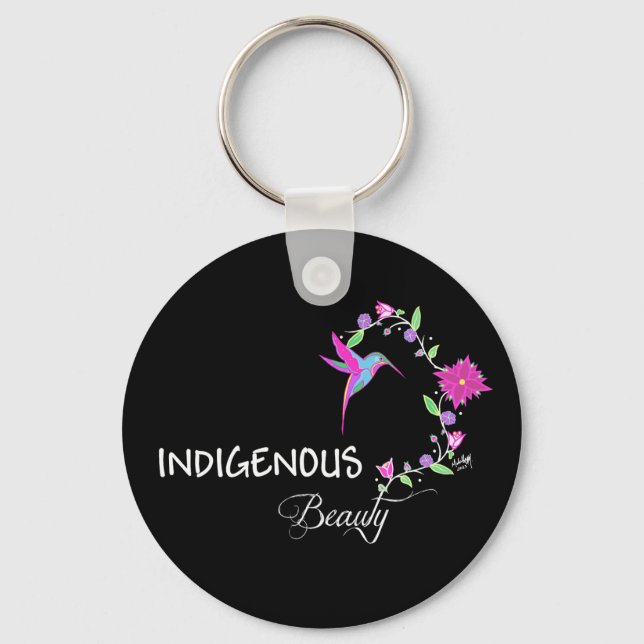 Indigenous Beauty Key Ring (Front)