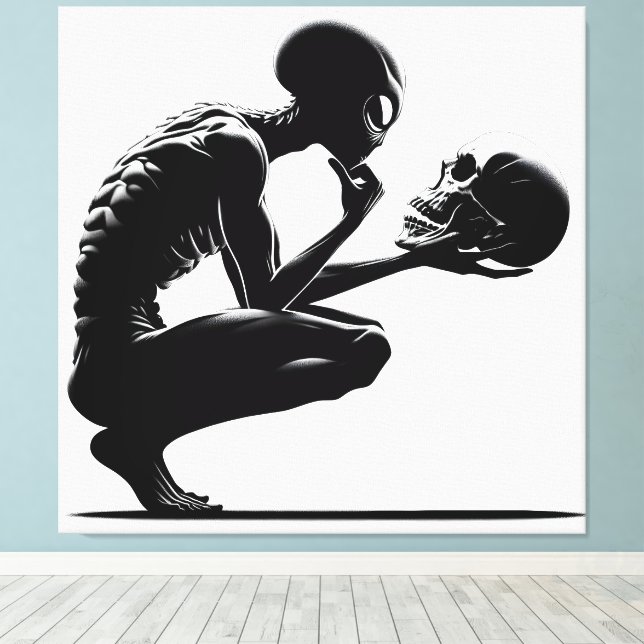 indigenous canvas print (Insitu(Wood Floor))