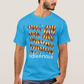 Indigenous Diamond Turquoise T-Shirt