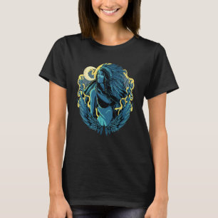 Indigenous Native American Indian Feather Headdres T-Shirt