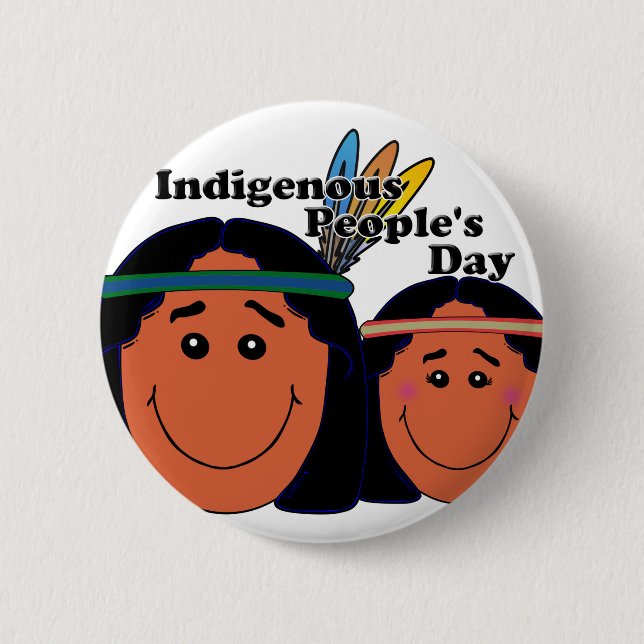 Indigenous People's Day 6 Cm Round Badge (Front)