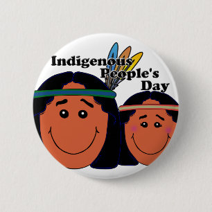 Indigenous People's Day 6 Cm Round Badge