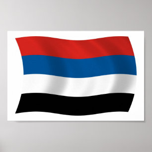 Indigenous Peoples of Colombia Flag Poster Print
