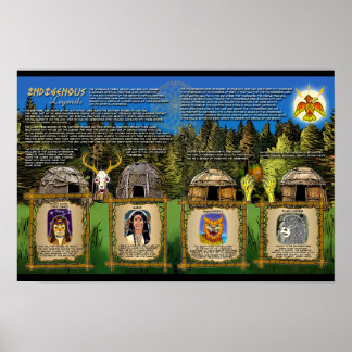 Indigenous Poster Erie Lake Erie Official Merch