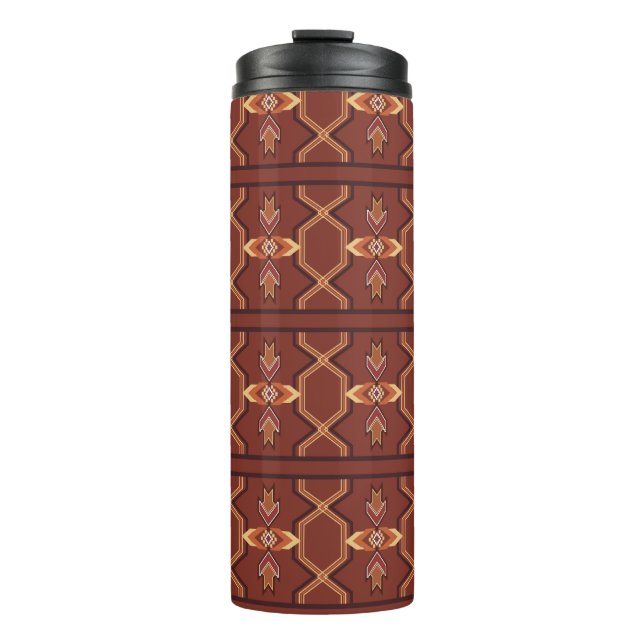 Indigenous Print 3 Thermal Tumbler (Front)