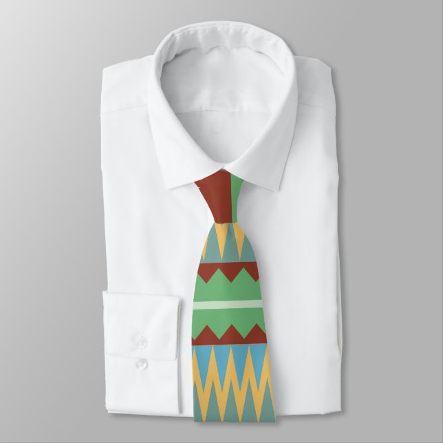 Indigenous Print 5 Tie (Tied)