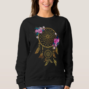 Indigenous Tribe Floral Dreamcatcher Indian Native Sweatshirt