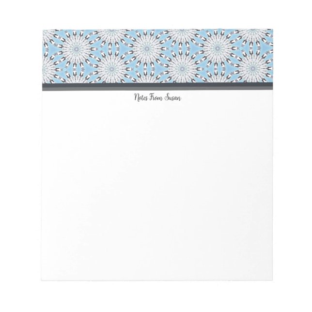 Indigenous Winter Bloom Notepad (Front)