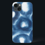Indigio Watercolor Print Circles iPhone 13 Case<br><div class="desc">Indigio Watercolor Print Circles. Artist: Grace Popp. Image ID: 153152FN.</div>