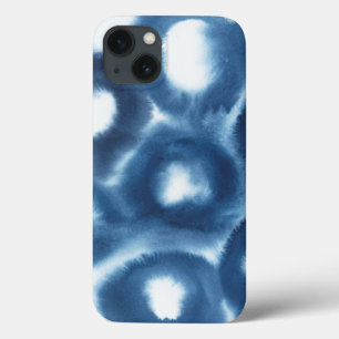 Indigio Watercolor Print Circles iPhone 13 Case