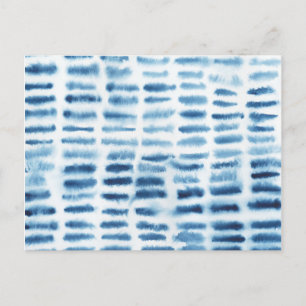 Indigio Watercolor Print Postcard