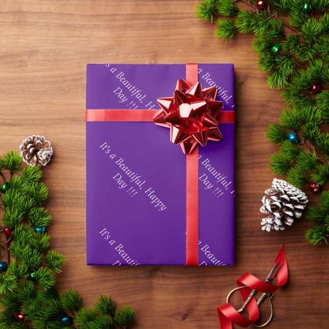 Indigo 4B0082 - Custom Message or Blank Wrapping Paper (Holiday Gift)