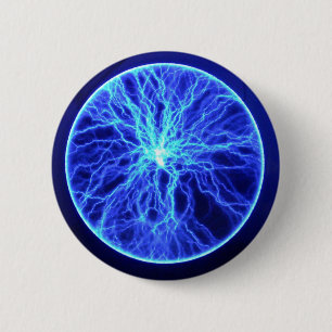 Indigo 6 Cm Round Badge