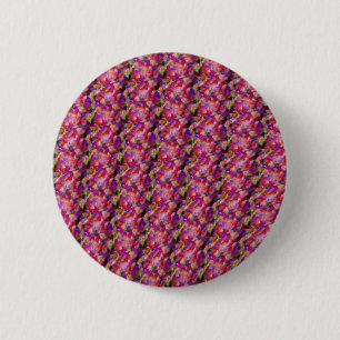 indigo and purple artwork 6 cm round badge