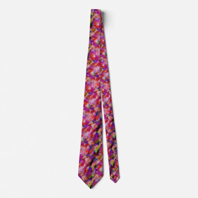 indigo and purple artwork tie (Front)
