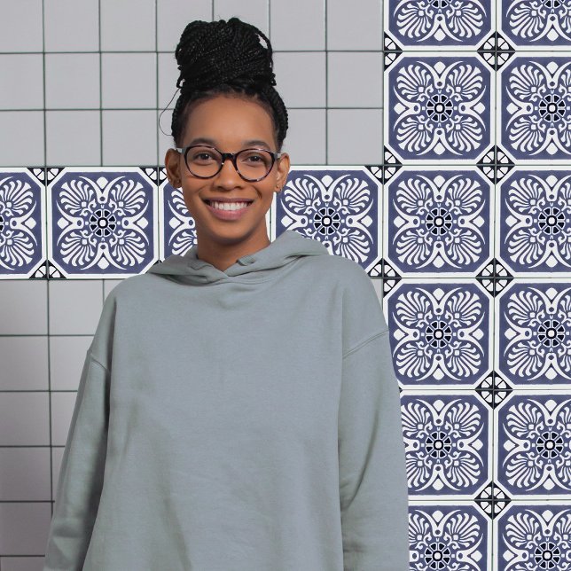 Indigo Azulejo Blue Portuguese Lisbon Decorative C Ceramic Tile (Creator Uploaded)