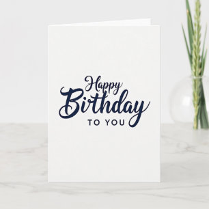 Indigo Birthday Wishes Card