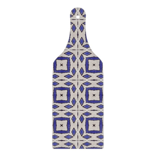 Indigo Blue Azulejo Home decor Cutting Board (Front)