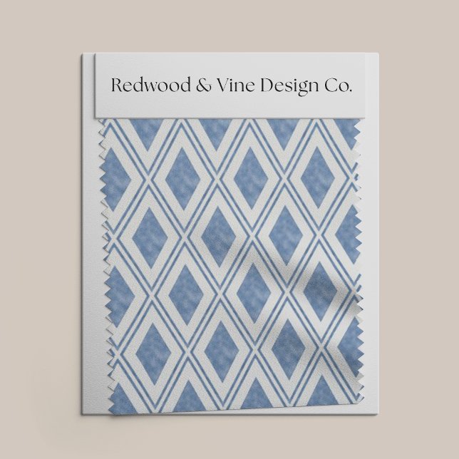 Indigo Blue Diamond Pattern Fabric (Creator Uploaded)