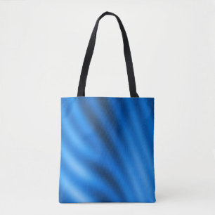 Indigo Blue Gradient Abstract Tote Bag