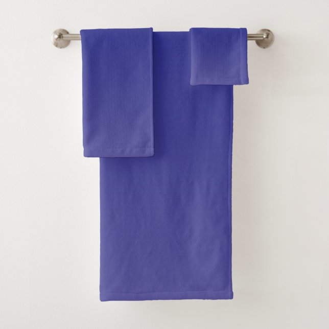 Indigo Blue Gradient Bath Towel Set (Insitu)