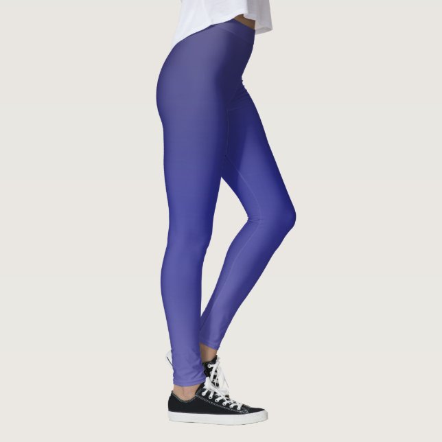 Indigo Blue Gradient Leggings (Right)